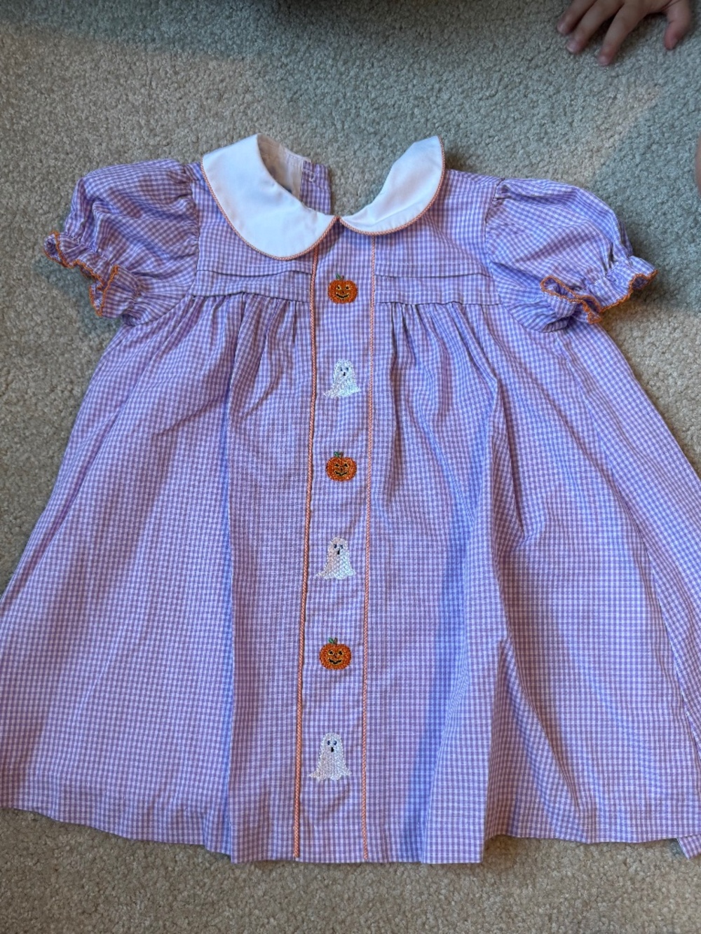 Anavini Handsmocked Halloween Dress size 24 months